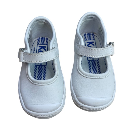 Keds champ mj baby shoes leather  white size 3 box CF - Picture 1 of 6